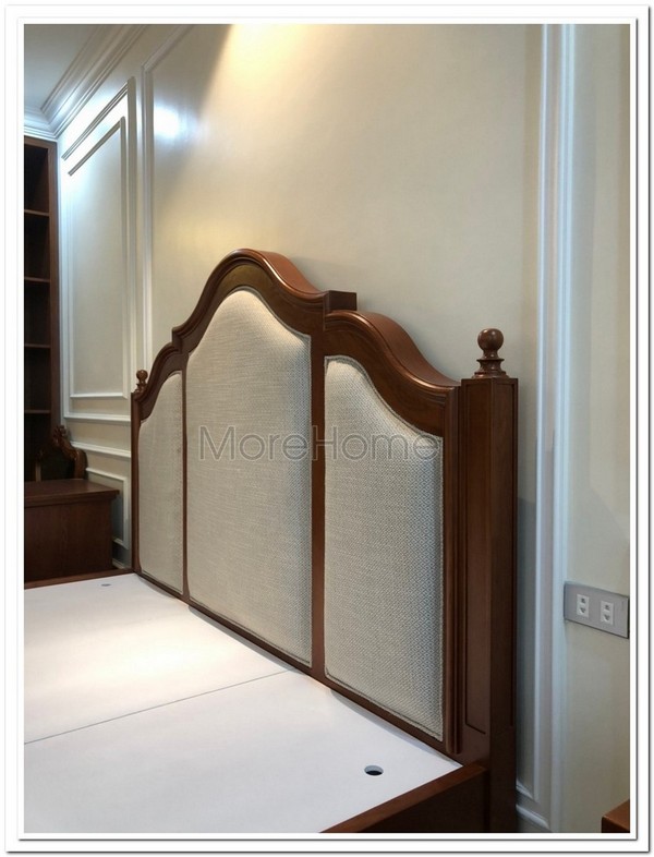  *Bộ sưu tập các mẫu giường gỗ tự nhiên phong cách tân cổ điển